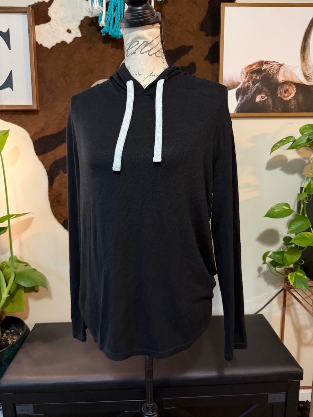 ZYIA Black Boyfriend Hoodie